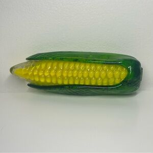 Vintage glass corn - home decor